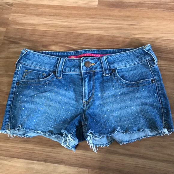 Size 9 Jean Shorts Tinseltown Denim Couture - Picture 1 of 3